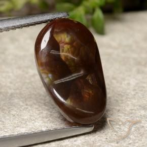 Agata di fuoco Multicolore naturale da 2.38 ct, Ovale, Opaco