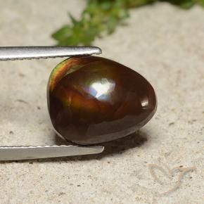 Agata di fuoco Multicolore naturale da 4.86 ct, Taglio a fantasia, Opaco