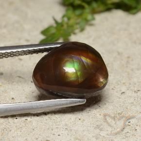 Agata di fuoco Multicolore naturale da 4.86 ct, Taglio a fantasia, Opaco