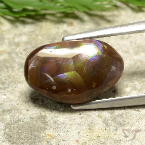 Agata di fuoco Multicolore naturale da 2.52 ct, Taglio a fantasia, Opaco