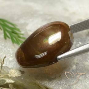 Agata di fuoco Multicolore naturale da 5.37 ct, Taglio a fantasia, Opaco