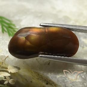 Agata di fuoco Multicolore naturale da 6.42 ct, Taglio a fantasia, Opaco