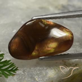 Agata di fuoco Multicolore naturale da 2.77 ct, Taglio a fantasia, Opaco