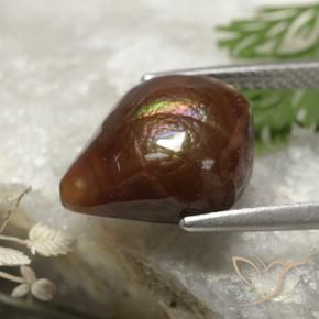 Agata di fuoco Multicolore naturale da 4.97 ct, Taglio a fantasia, Opaco