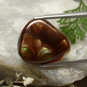 Agata di fuoco Multicolore naturale da 7.71 ct, Taglio a fantasia, Opaco