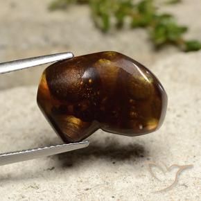 Agata di fuoco Multicolore naturale da 8.42 ct, Taglio a fantasia, Opaco