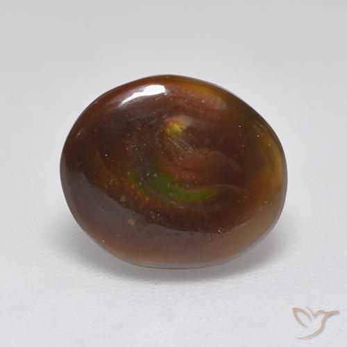 Agata di fuoco Multicolore naturale da 2.83 ct, Ovale, Traslucido
