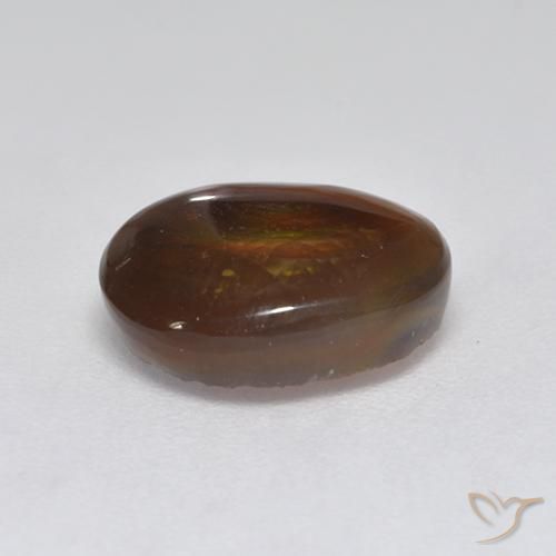 Agata di fuoco Multicolore naturale da 2.83 ct, Ovale, Traslucido