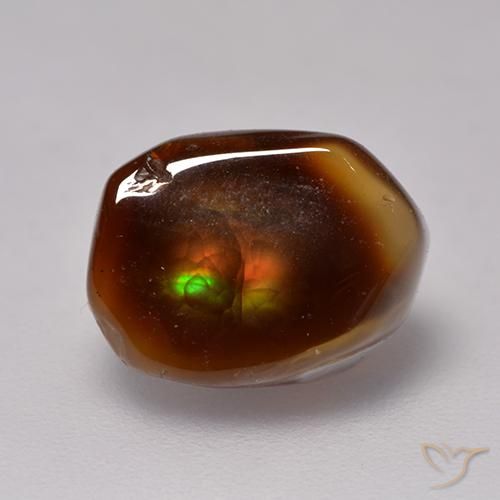 Agata di fuoco Multicolore naturale da 4.10 ct, Taglio a fantasia, Traslucido