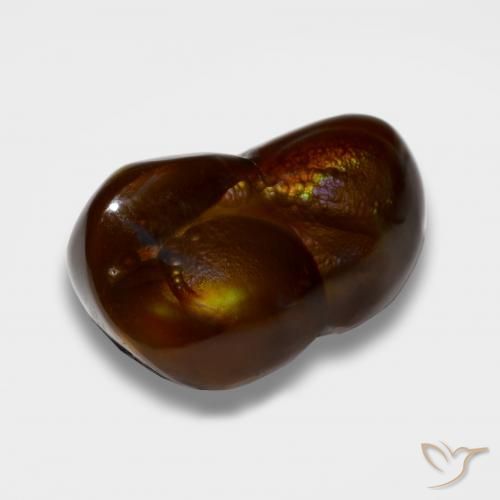 Agata di fuoco Multicolore naturale da 10.11 ct, Taglio a fantasia, Opaco