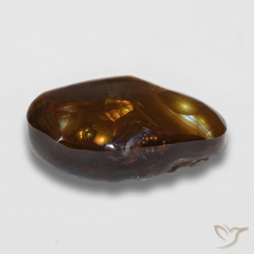 Agata di fuoco Multicolore naturale da 11.34 ct, Taglio a fantasia, Opaco
