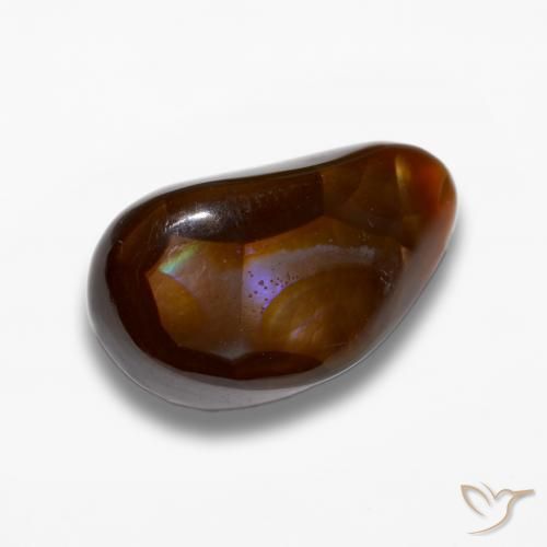 Agata di fuoco Multicolore naturale da 9.11 ct, Taglio a fantasia, Opaco