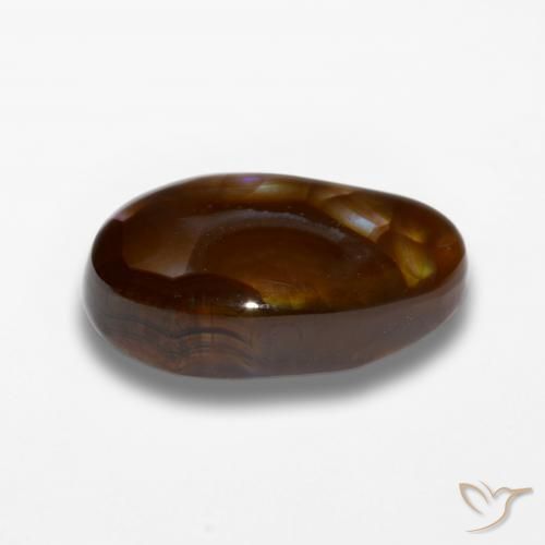 Agata di fuoco Multicolore naturale da 9.11 ct, Taglio a fantasia, Opaco