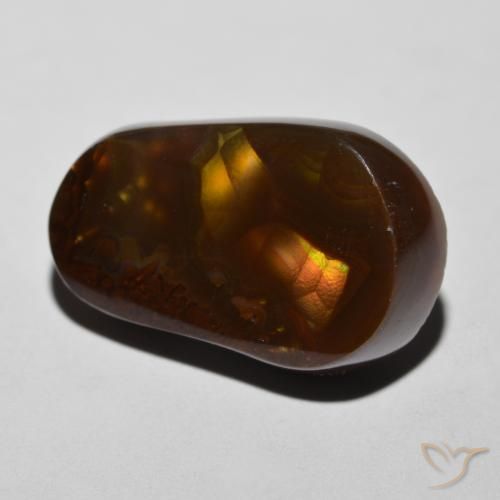 Agata di fuoco Multicolore naturale da 11.34 ct, Taglio a fantasia, Opaco