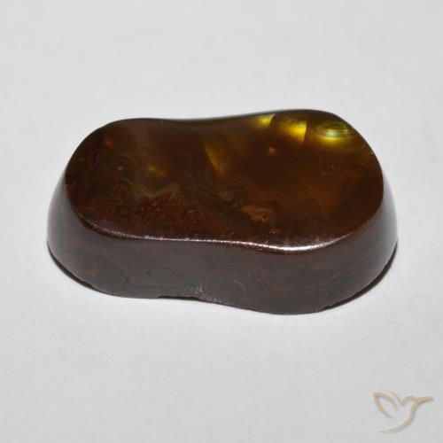 Agata di fuoco Multicolore naturale da 11.34 ct, Taglio a fantasia, Opaco