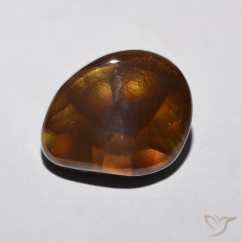 8.70ct Naturale Multicolore Agata di fuoco, Taglio a fantasia, Opaco