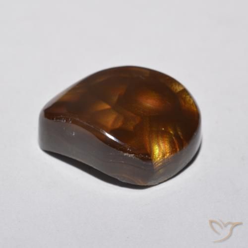 Agata di fuoco Multicolore naturale da 8.70 ct, Taglio a fantasia, Opaco