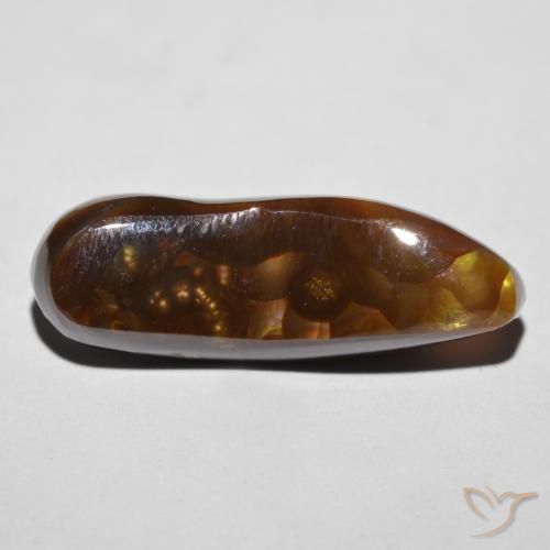 8.55ct Naturale Multicolore Agata di fuoco, Taglio a fantasia, Opaco