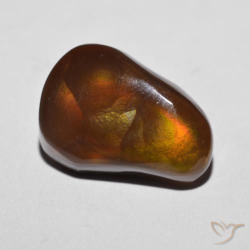 Agata di fuoco Multicolore naturale da 6.88 ct, Taglio a fantasia, Opaco
