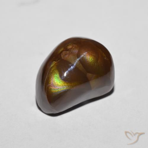 Agata di fuoco Multicolore naturale da 5.55 ct, Taglio a fantasia, Opaco