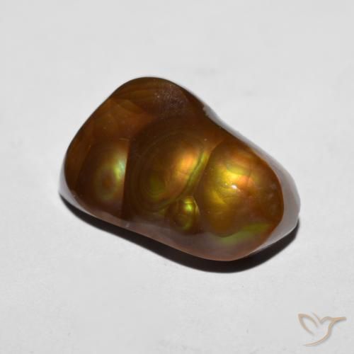 Agata di fuoco Multicolore naturale da 6.92 ct, Taglio a fantasia, Opaco