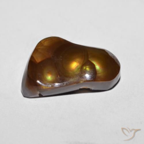 Agata di fuoco Multicolore naturale da 6.92 ct, Taglio a fantasia, Opaco