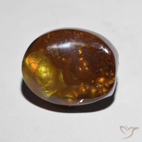 7.96ct Naturale Multicolore Agata di fuoco, Taglio a fantasia, Opaco