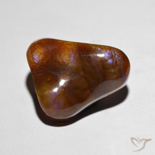 Agata di fuoco Multicolore naturale da 8.19 ct, Taglio a fantasia, Opaco