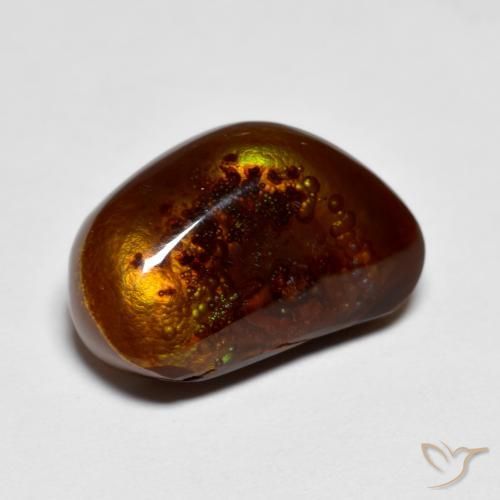 Agata di fuoco Multicolore naturale da 8.53 ct, Taglio a fantasia, Opaco