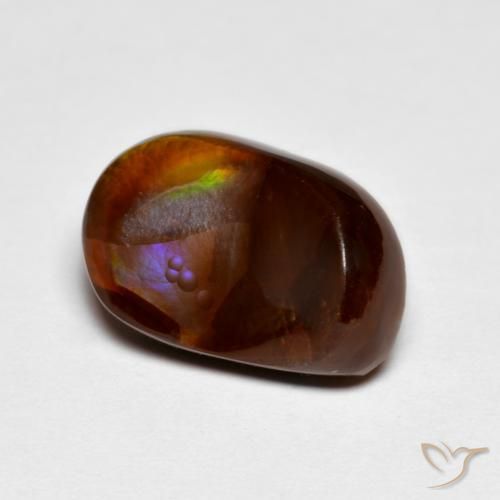 Agata di fuoco Multicolore naturale da 5.66 ct, Taglio a fantasia, Opaco