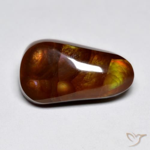 7.93ct Naturale Multicolore Agata di fuoco, Taglio a fantasia, Opaco