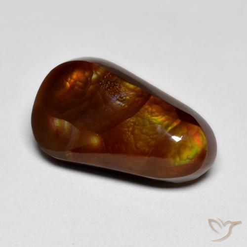 Agata di fuoco Multicolore naturale da 7.93 ct, Taglio a fantasia, Opaco