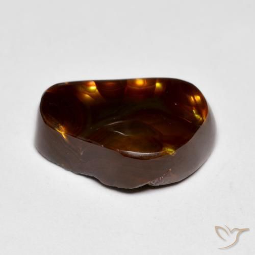 Agata di fuoco Multicolore naturale da 7.05 ct, Taglio a fantasia, Opaco