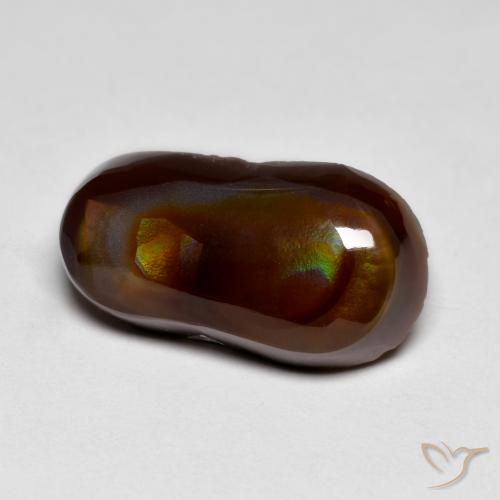 8.29ct Naturale Multicolore Agata di fuoco, Taglio a fantasia, Opaco
