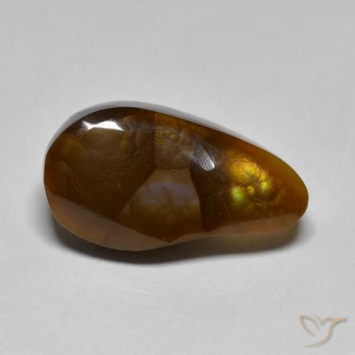 7.12ct Naturale Multicolore Agata di fuoco, Taglio a fantasia, Opaco