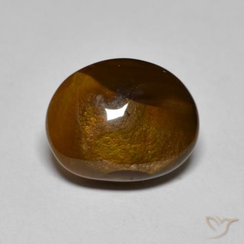 4.24ct Naturale Multicolore Agata di fuoco, Taglio a fantasia, Opaco
