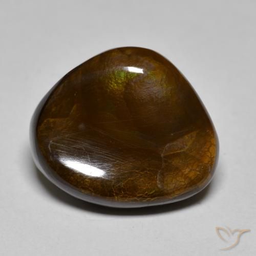 10.97ct Naturale Multicolore Agata di fuoco, Taglio a fantasia, Opaco