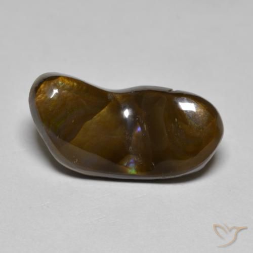 Agata di fuoco Multicolore naturale da 6.23 ct, Taglio a fantasia, Opaco
