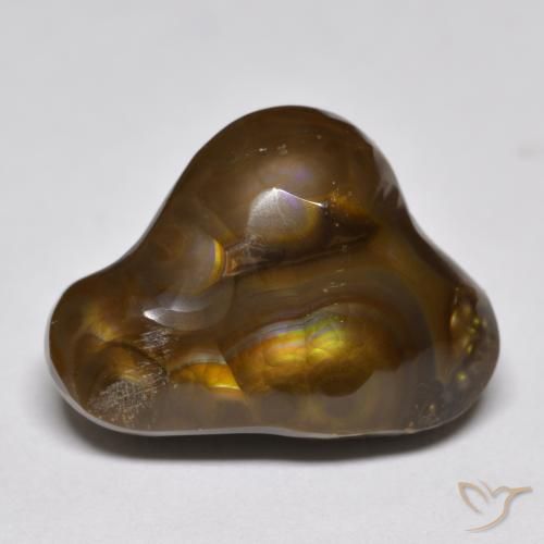 9.86ct Naturale Multicolore Agata di fuoco, Taglio a fantasia, Opaco