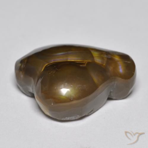 Agata di fuoco Multicolore naturale da 9.86 ct, Taglio a fantasia, Opaco