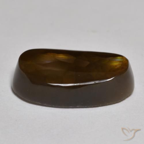 Agata di fuoco Multicolore naturale da 6.13 ct, Ovale, Opaco