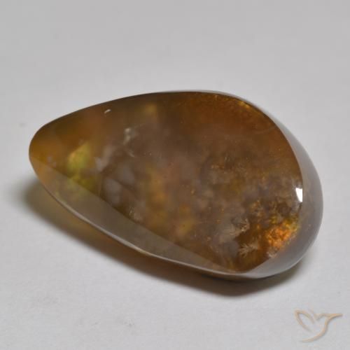 Agata di fuoco Multicolore naturale da 11.60 ct, Taglio a fantasia, Traslucido