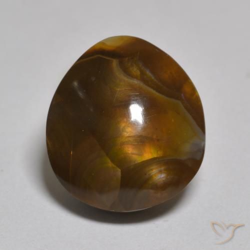 Agata di fuoco Multicolore naturale da 7.09 ct, Taglio a fantasia, Opaco
