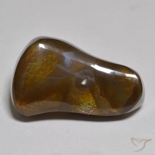 9.77ct Naturale Multicolore Agata di fuoco, Taglio a fantasia, Traslucido