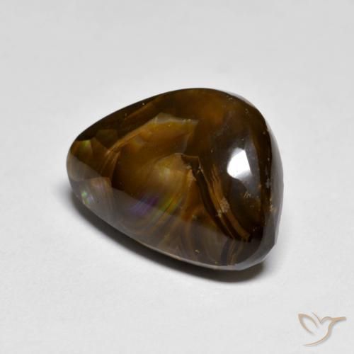 Agata di fuoco Multicolore naturale da 7.42 ct, Taglio a fantasia, Opaco