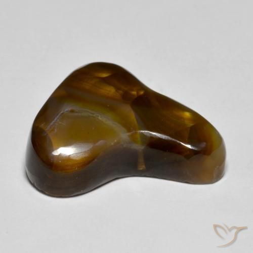 Agata di fuoco Multicolore naturale da 11.42 ct, Taglio a fantasia, Traslucido