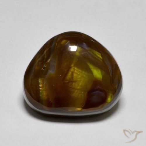 7.70ct Naturale Multicolore Agata di fuoco, Taglio a fantasia, Traslucido