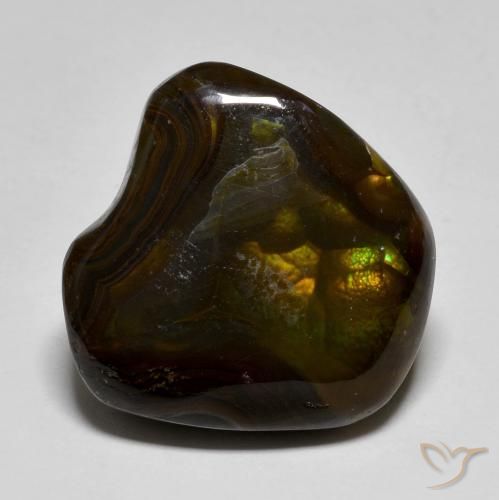 Agata di fuoco Multicolore naturale da 15.40 ct, Taglio a fantasia, Traslucido