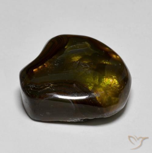 Agata di fuoco Multicolore naturale da 15.40 ct, Taglio a fantasia, Traslucido