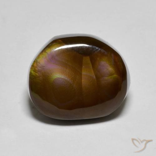 6.88ct Naturale Multicolore Agata di fuoco, Taglio a fantasia, Opaco